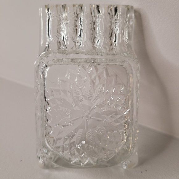 ๐ Vintage Indiana Glass Floral Candy Dish & Ashtray Set - Picture 5 of 8